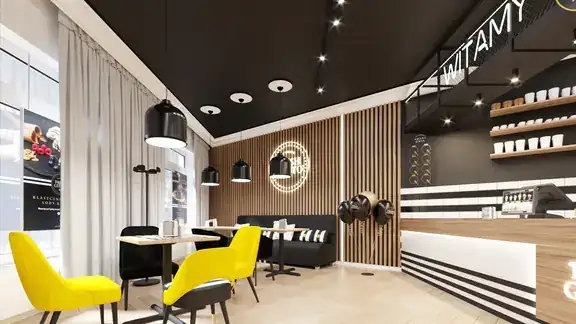 Wnętrze Fresh Gelato Cafe