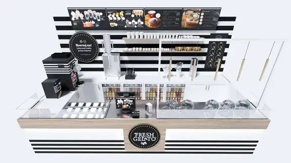 Wyspa Fresh Gelato Corner w galerii